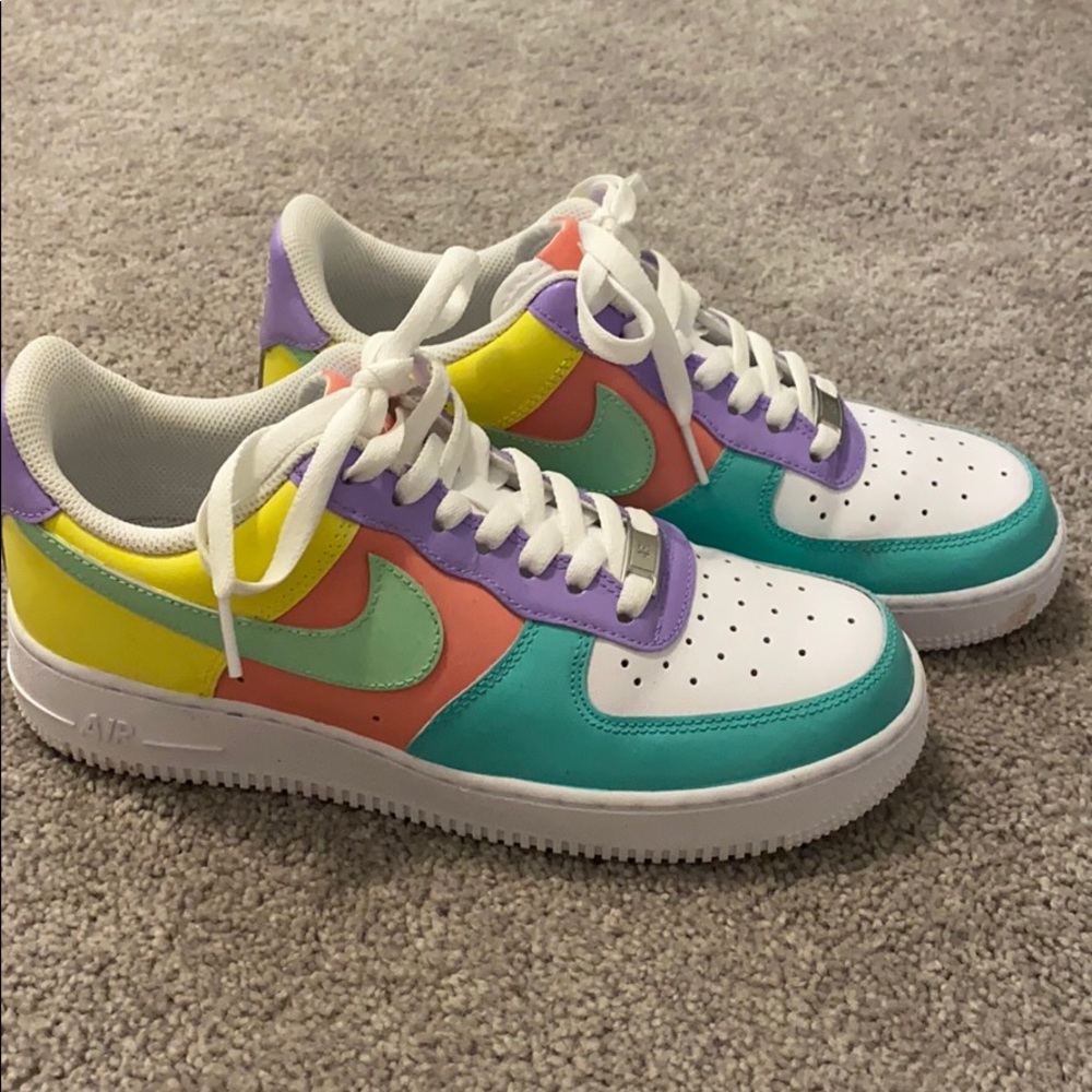 Colorful Air Force 1s